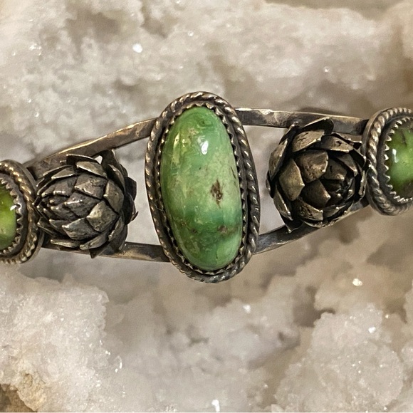 Sterling & Damele Turquoise Cuff - Picture 3 of 10